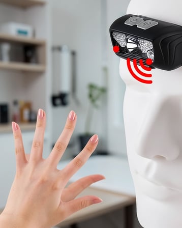 Kafa Lambası 4 Mod Hareket Sensörlü