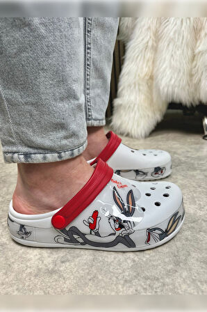 Günlük Anne Kız Terlik Sabo Hemşire Doktor Aşçı  Sandalet Desenli Taban Crocs  CRF-8246