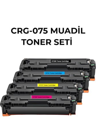 ÇİPLİ CRG-075 - Color imageCLASS MF663Cdw MF665Cdw LBP646Cdw MF662Cdw LBP647Cdw LBP640c MF660c