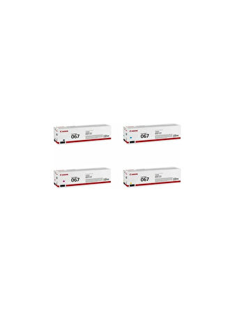 Canon CRG-067 i-Sensys MF-655Cx BK-C-Y-M 4 Renk Orjinal Toner Takımı 