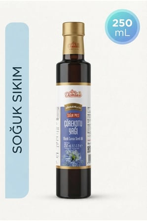 Çörek Otu Yağı + Keten Tohumu Yağı Soğuk Pres 250 ml x 2