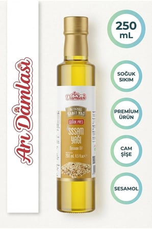 Soğuk Pres Çörek Otu Yağı ve Susam Yağı 250 ml x 2