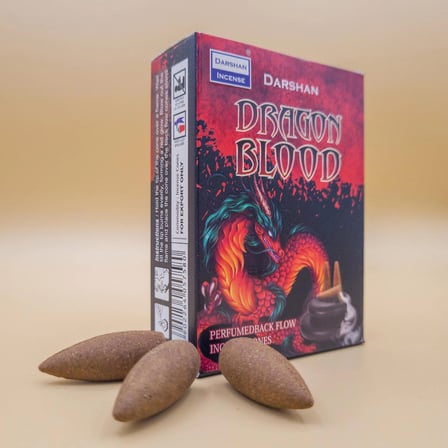 Darshan Dragon Blood Geri Akış Tütsü – Ejder Kanı Aromalı Backflow Tütsü