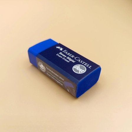 faber-castell sınav silgisi dust-free mavi – kurşun kalem i̇çin ekstra temiz silme