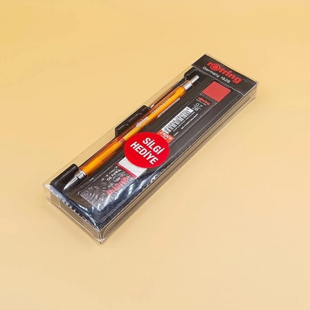 Rotring 0.7 mm Uçlu Kalem Seti – Silgi ve Uç Hediye – Renk Seçenekli
