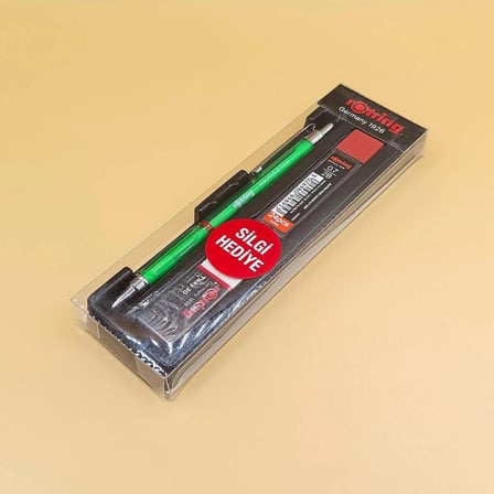 Rotring 0.7 mm Uçlu Kalem Seti – Silgi ve Uç Hediye – Renk Seçenekli