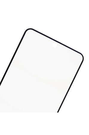 Redmi Note 9s Uyumlu Siyah Seramik Nano Ekran Koruyucu Tam Kaplayan Kırılmaz Esnek Cam