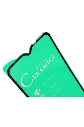 A71 Uyumlu Siyah Seramik Nano Ekran Koruyucu Tam Kaplayan Kırılmaz Esnek Cam