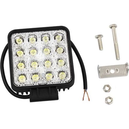 Çalışma Lambası Kare 16 Led 12V 24V