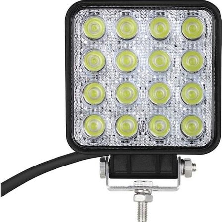 Çalışma Lambası Kare 16 Led 12V 24V