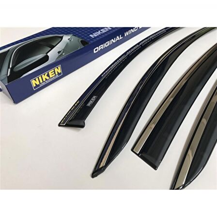 Fiat Doblo Krom Çıtalı Cam Rüzgarlığı 2010-2019 (4 lü)