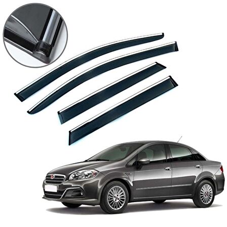 Fiat Linea Krom Çıtalı Cam Rüzgarlığı 2007 Sonrası