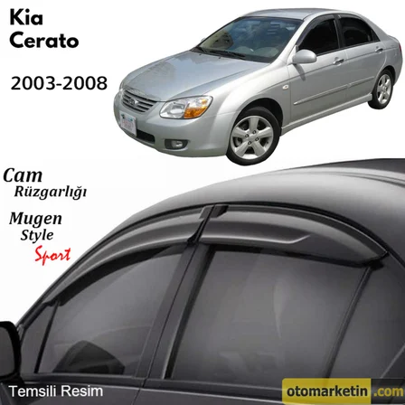 Kia Cerato Mugen Cam Rüzgarlığı 2003-2008