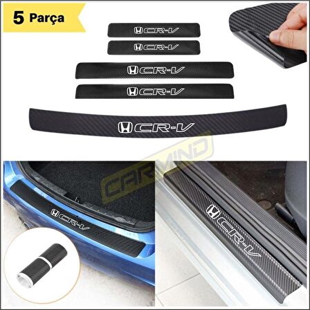 Honda CR-V Bagaj ve Kapı Eşiği Karbon Sticker Set