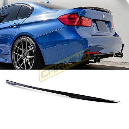 Bmw 3 Serisi F30 M Performance Bagaj Üstü Spoiler Piano Black