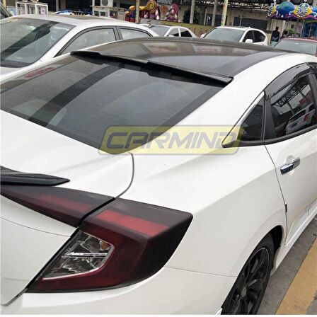 Honda Civic FC5 Uyumlu Cam Üstü RS Spoiler Piano Black