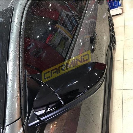 Honda Civic FC5 Uyumlu Batman Yarasa Ayna Kapağı Piano Black