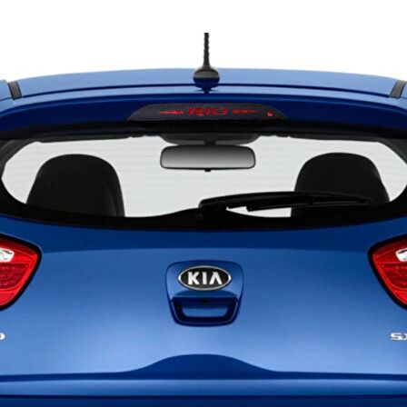 Kia Rio HB Karbon Arka Fren Stop Lambası Sticker 2011-2017