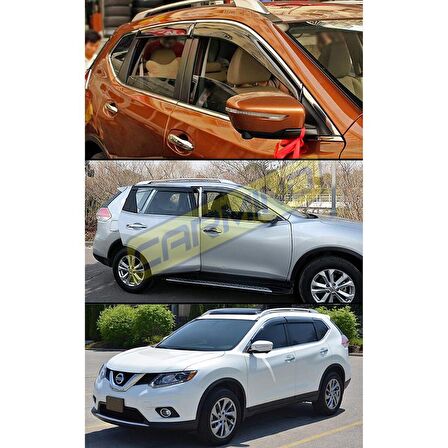 Nissan X-Trail Krom Çıtalı Cam Rüzgarlığı 2014-2018