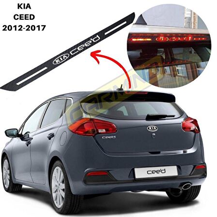 Kia Ceed Karbon Arka Fren Stop Lambası Sticker 2012-2017