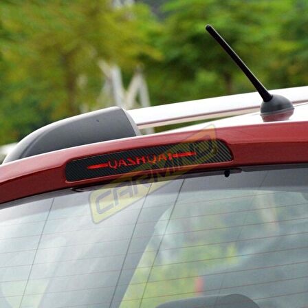 Nissan Qashqai Karbon Arka Fren Stop Lambası Sticker 2008-2015