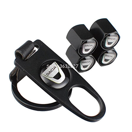 Dacia Metal Sibop Kapağı Anahtarlık Seti