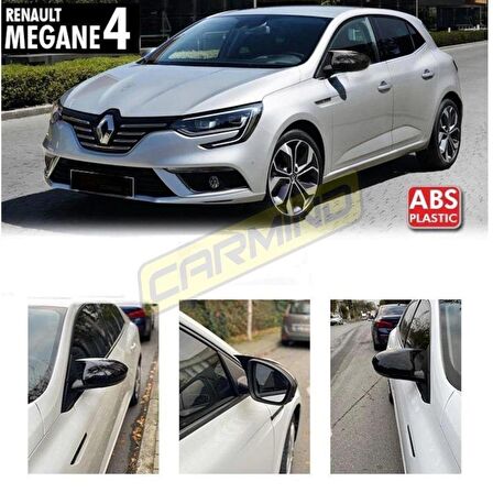 Renault Megane 4 Batman Yarasa Ayna Kapağı Piano Black 2016-2019