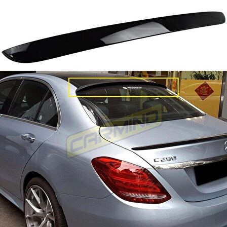 Mercedes C Serisi W205 Cam Üstü Piano Black Spoiler