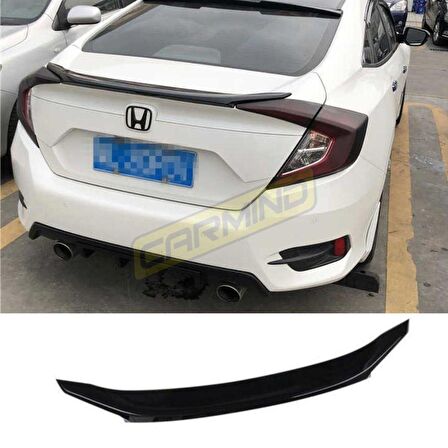 Honda Civic FC5 Uyumlu Bagaj Üstü Oem Anatomik Spoiler Piano Black