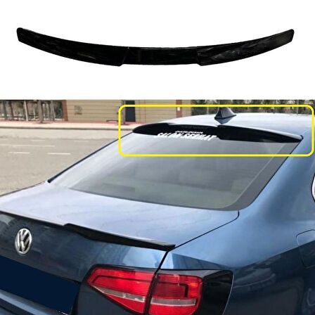 Volkswagen Jetta MK6 Cam Üstü RS Spoiler Piano Black 2012-2018