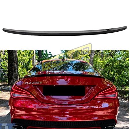 Mercedes CLA W117 Bagaj Üstü Piano Black Spoiler