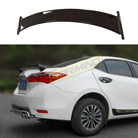 Toyota Corolla TRD Bagaj Üstü Piano Black Spoiler 2013-2018