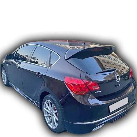 Opel Astra J HB Abarth Spoiler Piano Black ABS Plastik