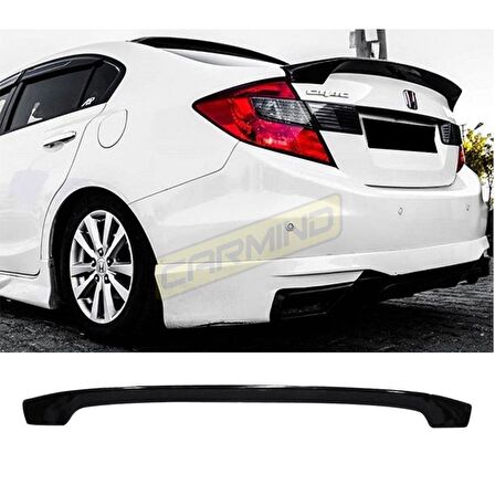 Honda Civic FB7 Uyumlu Bagaj Üstü Amerikan Spoiler Piano Black 2012-