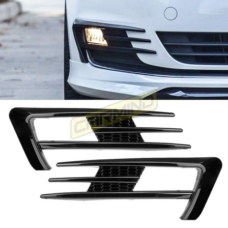 Volkswagen Golf 7 Sis Farı Çerçevesi Piano Black 2014-2017