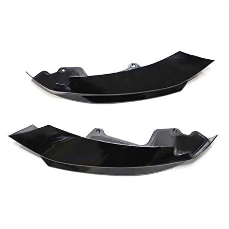 Honda Civic Fe1 Uyumlu Ön Tampon Aero Flap Piano Black 2022-