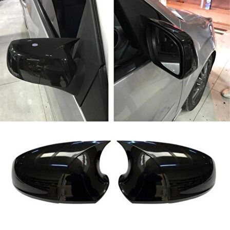 Ford Fiesta Batman Yarasa Ayna Kapağı Piano Black 2006-2009