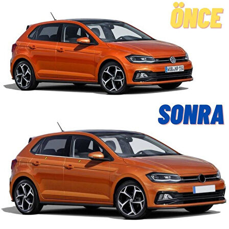Volkswagen Polo Krom Cam Çıtası 2017 Sonrası (4 Parça)