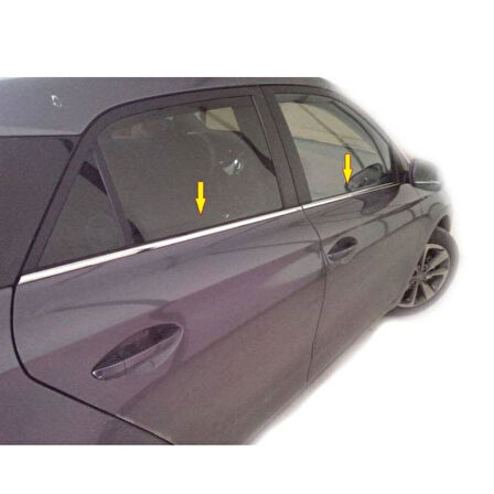 Hyundai İ20 Krom Cam Çıtası 2015-2020 (4 Parça)