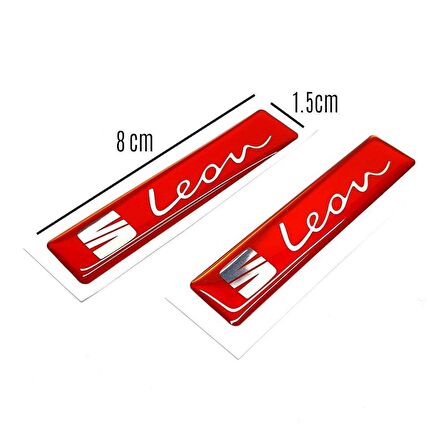 Seat Leon Yan Çamurluk Bagaj Damla Logo Sticker