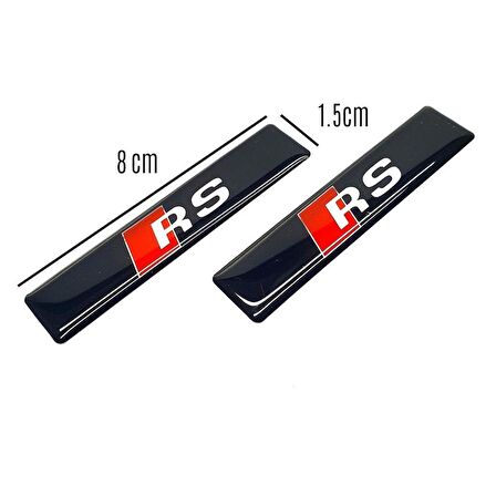 Rs Yan Çamurluk Bagaj Damla Logo Sticker