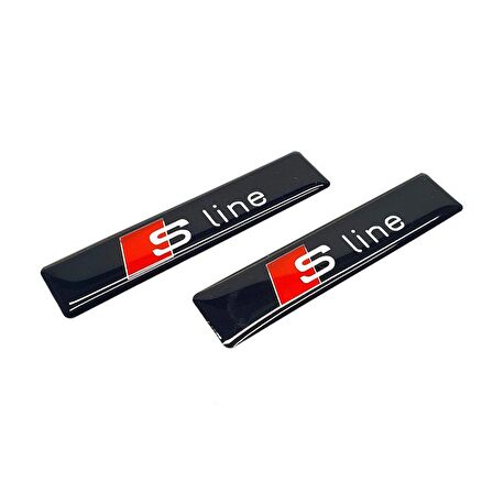 Audi S Line Yan Çamurluk Bagaj Damla Logo Sticker