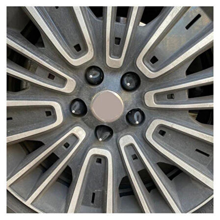 Carmind Mermi Sivri Bijon Kapağı Krom Renk 17mm