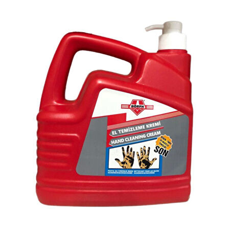 Börfh El Temizleme Kremi Pompalı 3 Kg