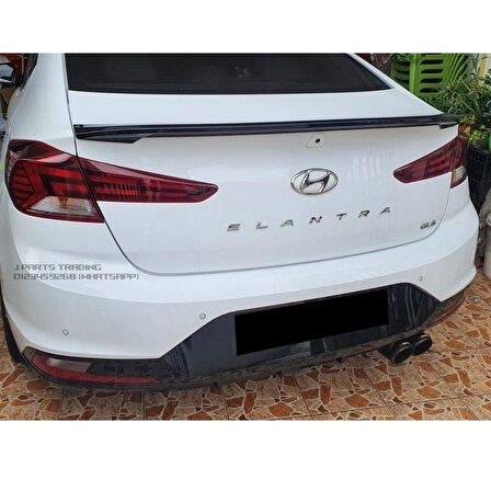 Hyundai Elantra Bagaj Üstü Spoiler Piano Black 2019-2020