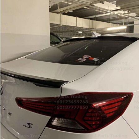 Hyundai Elantra Bagaj Üstü Spoiler Piano Black 2019-2020