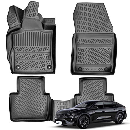 Peugeot 408 3D Havuzlu Paspas 2023-