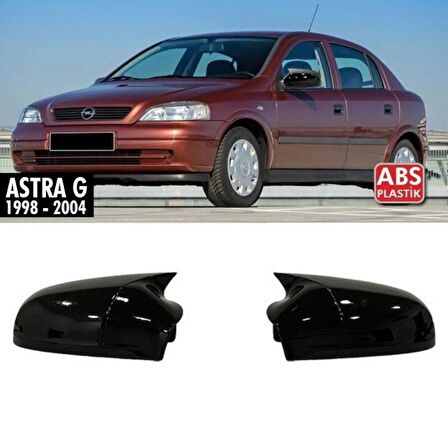 Opel Astra G Batman Yarasa Ayna Kapağı Piano Black 1998-2004