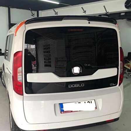 Fiat Doblo Piano Black Boyalı Spoiler ABS Plastik 2012-2020