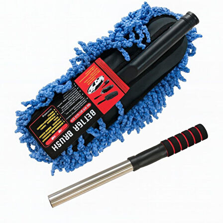 Carmind Mikrofiber Oto Yıkama Fırçası Teleskopik CR10451